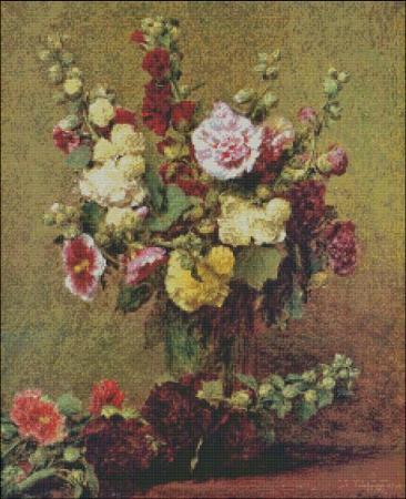 (image for) Fantin-Latour: Holly Hocks
